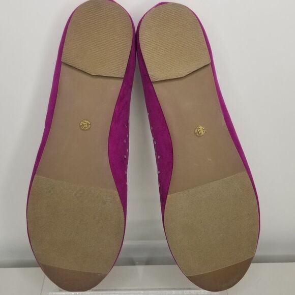 Arizona Jean's‎ Co Womens Fuchsia Studded Slip On Ballet Flats Size 9M - Picture 8 of 16